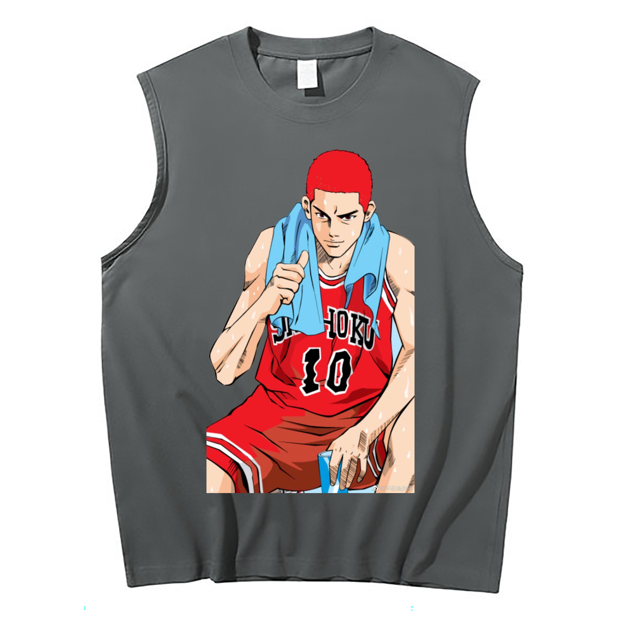 （画像用） SLAM DUNK／スラムダンク コットン100％タンクトップ（フロントプリント）